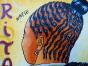 tableau artisanal de coiffeurse africaine