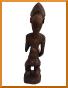 sculpture d'homme africain