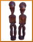 statues de couple baoulé