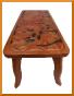 meuble artisanal en bois exotique