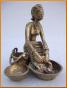 Bronze métier africain Lavandière 07BZT19