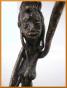 Bronze personnage Femme africaine au fagot  10BZP9