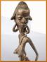 Bronze personnage Femme africaine et son bébé  10BZP27