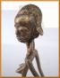 Bronze personnage Femme africaine et son bébé  10BZP27