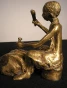 Bronze métier africain Sculpteur 07BZT3